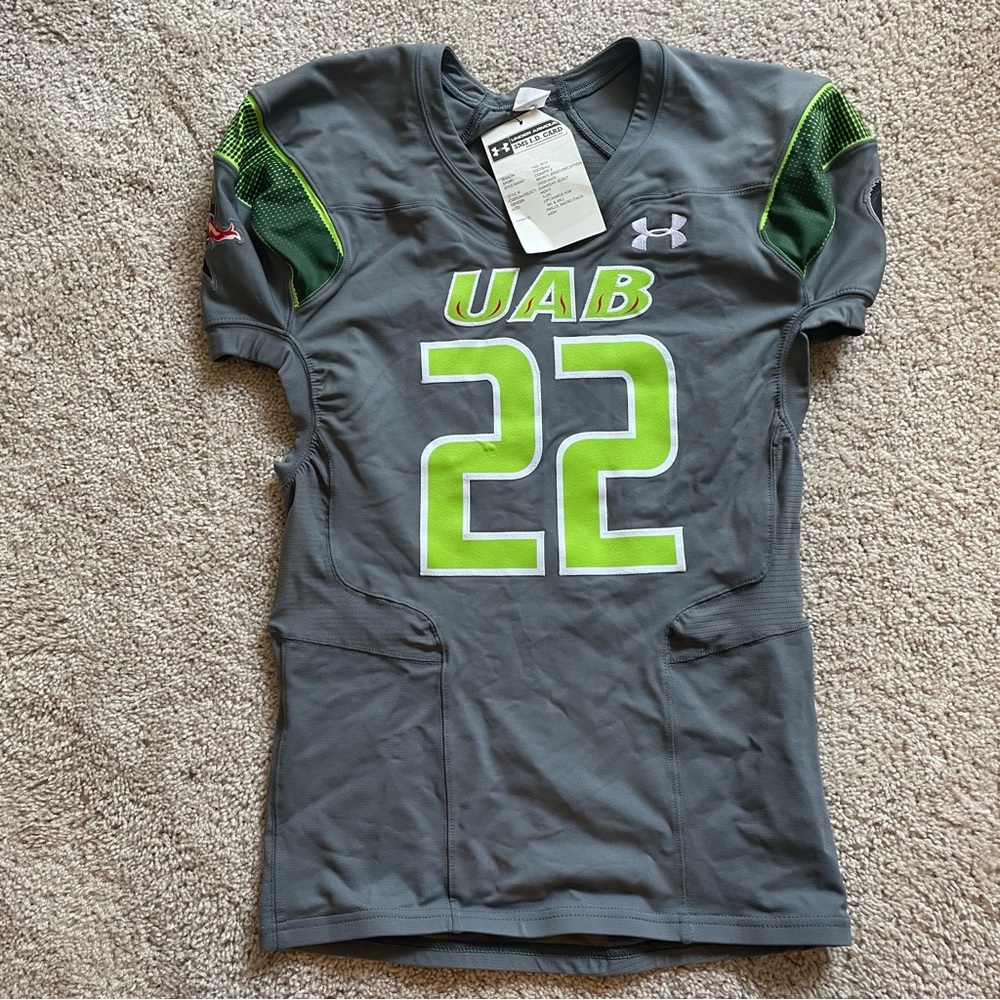 Under Armour University of Alabama Birmingham Game Issued NWT Football Jersey XL - Picture 2 of 11